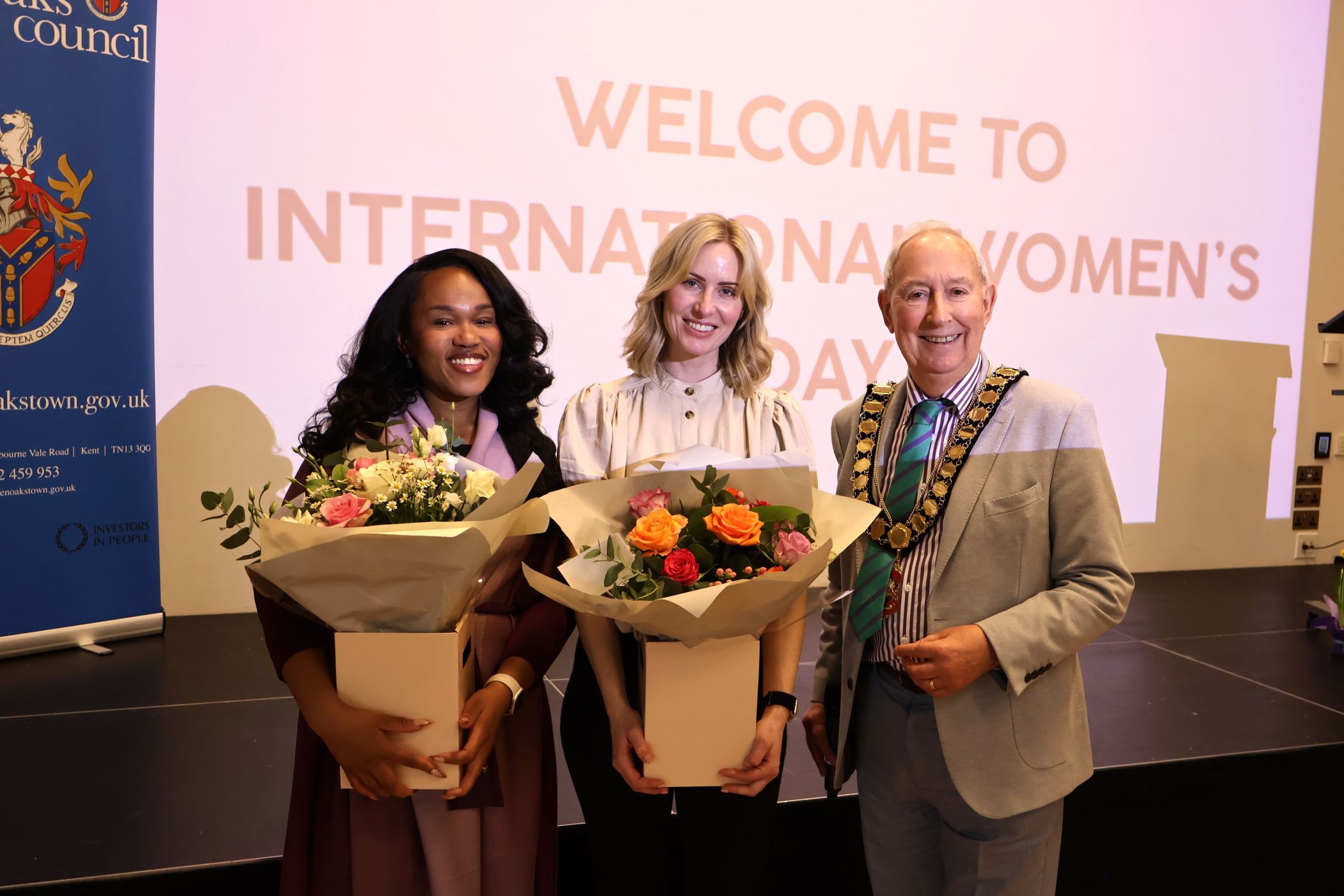 International Women's Day - Mayor with speakers