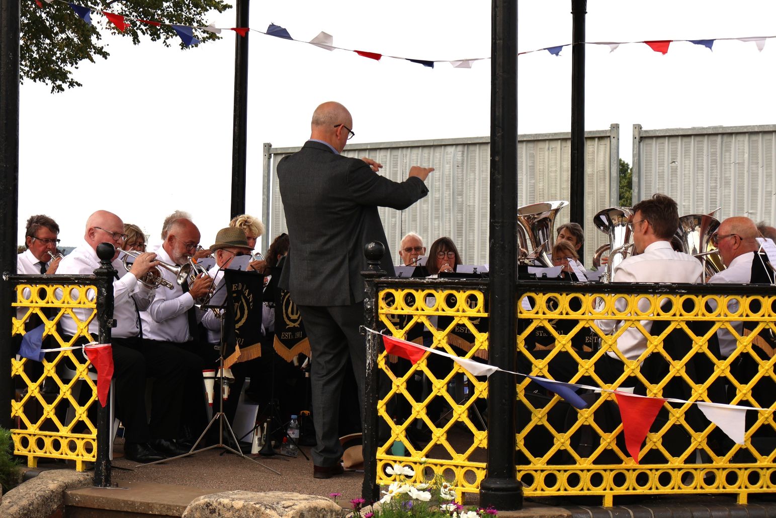 Oxted Band on Bandstand