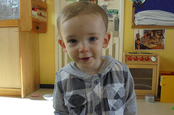 Image of child at the Sevenoaks Day nursey