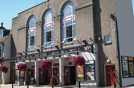 Image of the front of the stag theatre and cinema