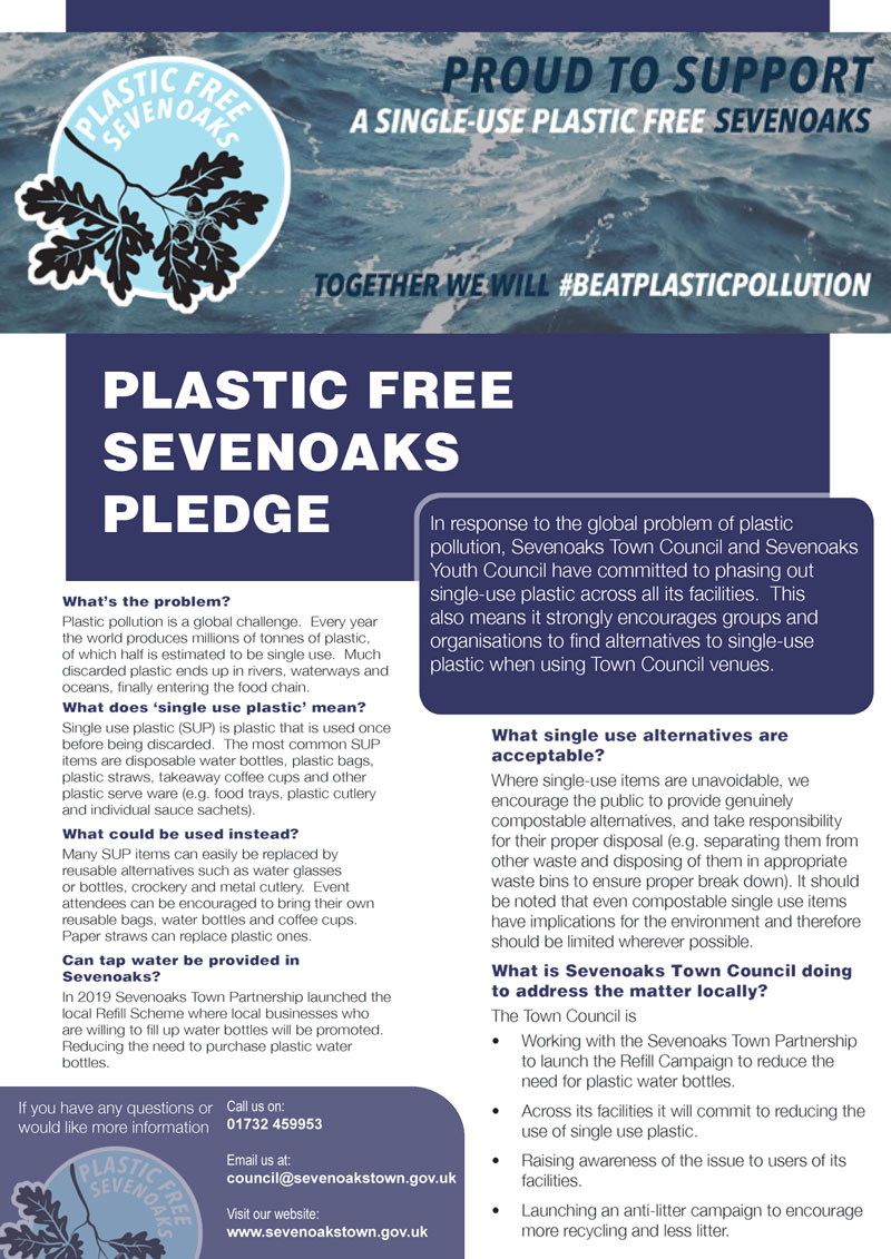 Plastic Free Sevenoaks Poster