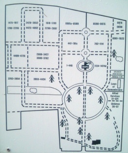 greatness cemetery map