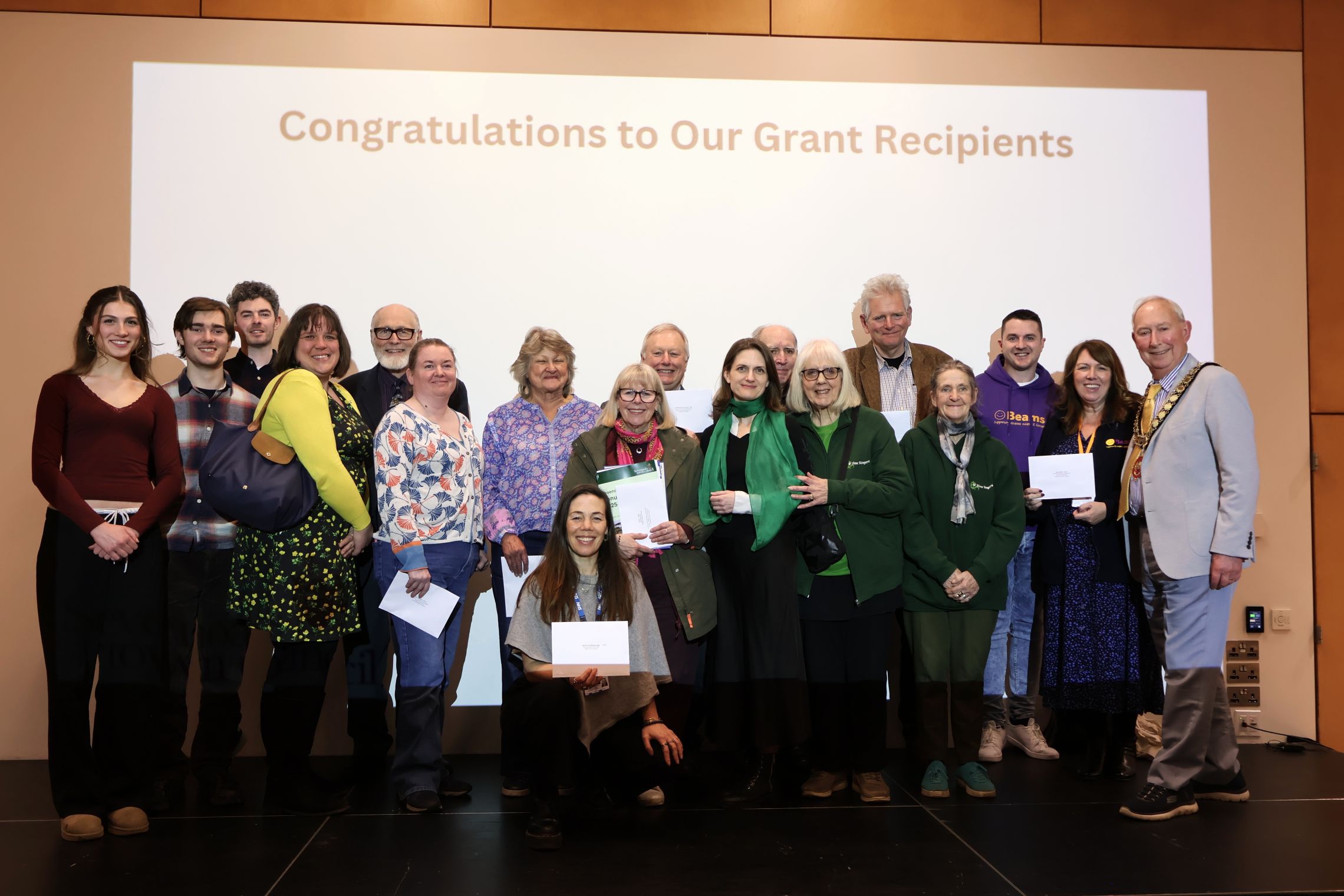 Photo of grant recipients