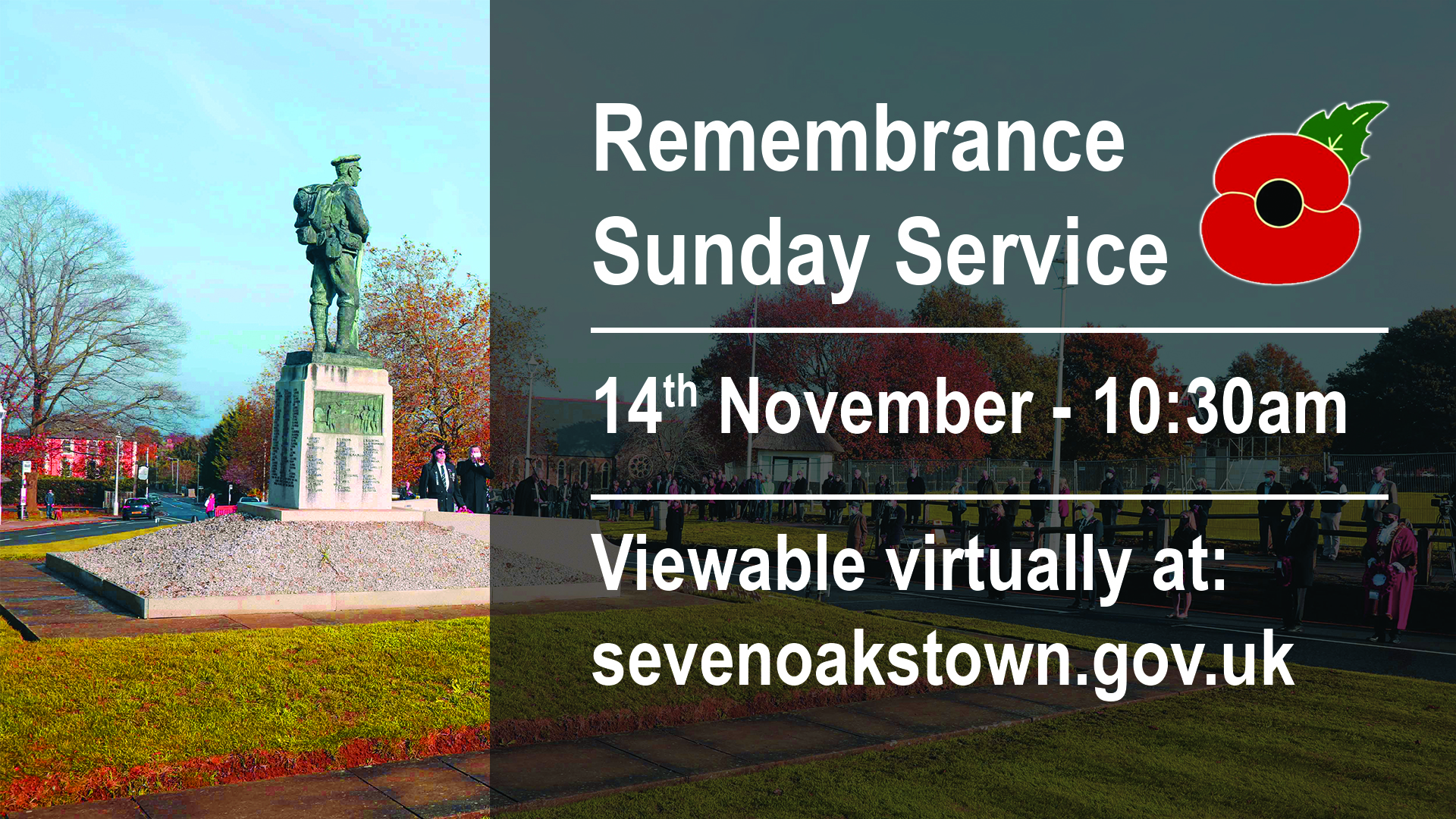 REMEMBRANCE DAY SERVICE AT VINE WAR MEMORIAL