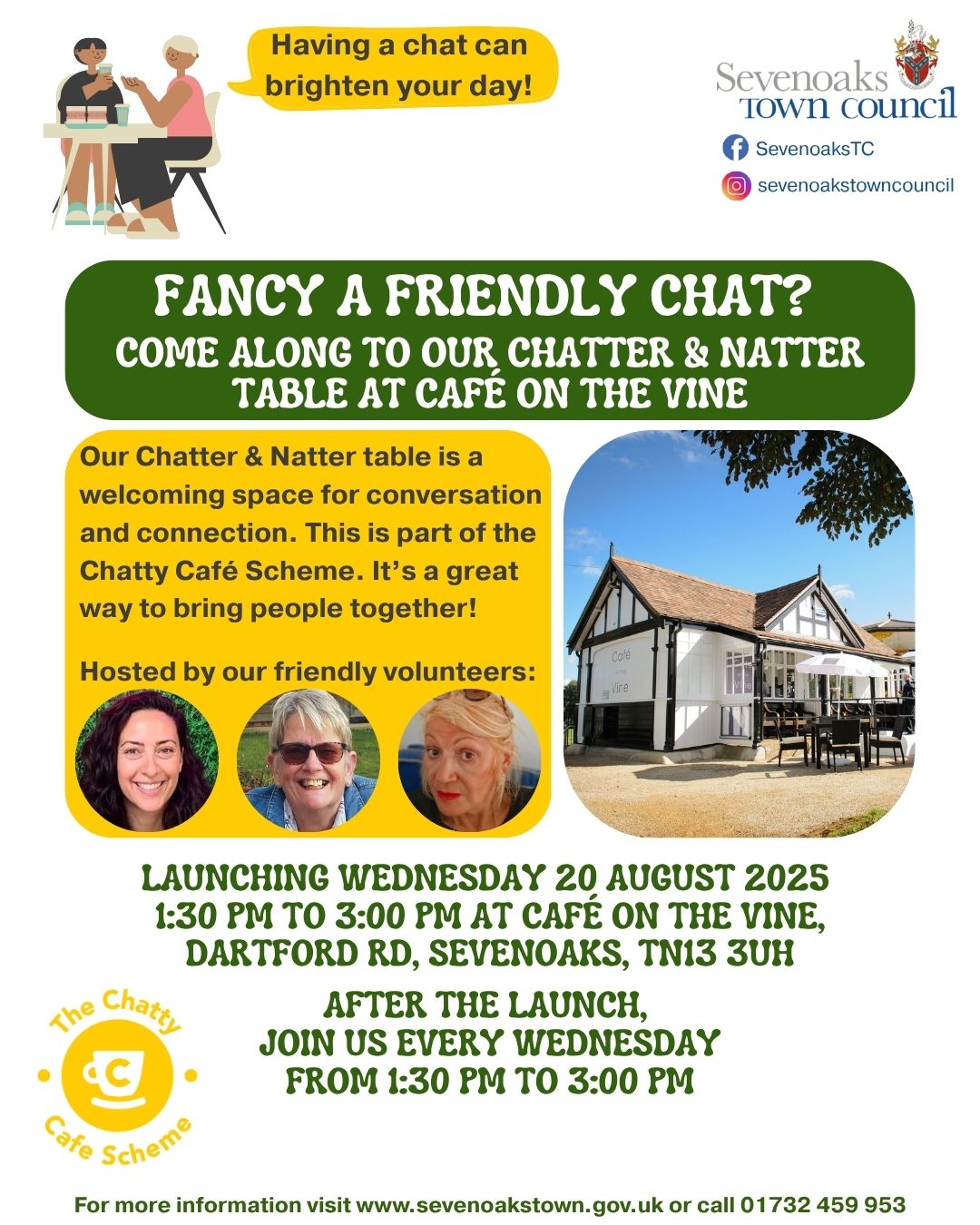 Fancy a friendly chat? We