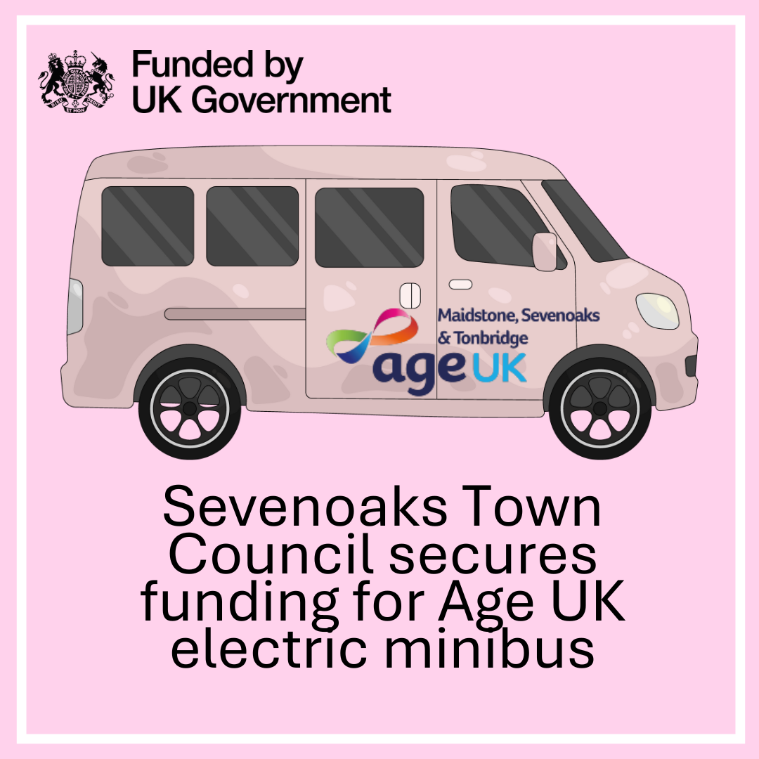 Sevenoaks Town Council secures funding for Age UK electric minibus