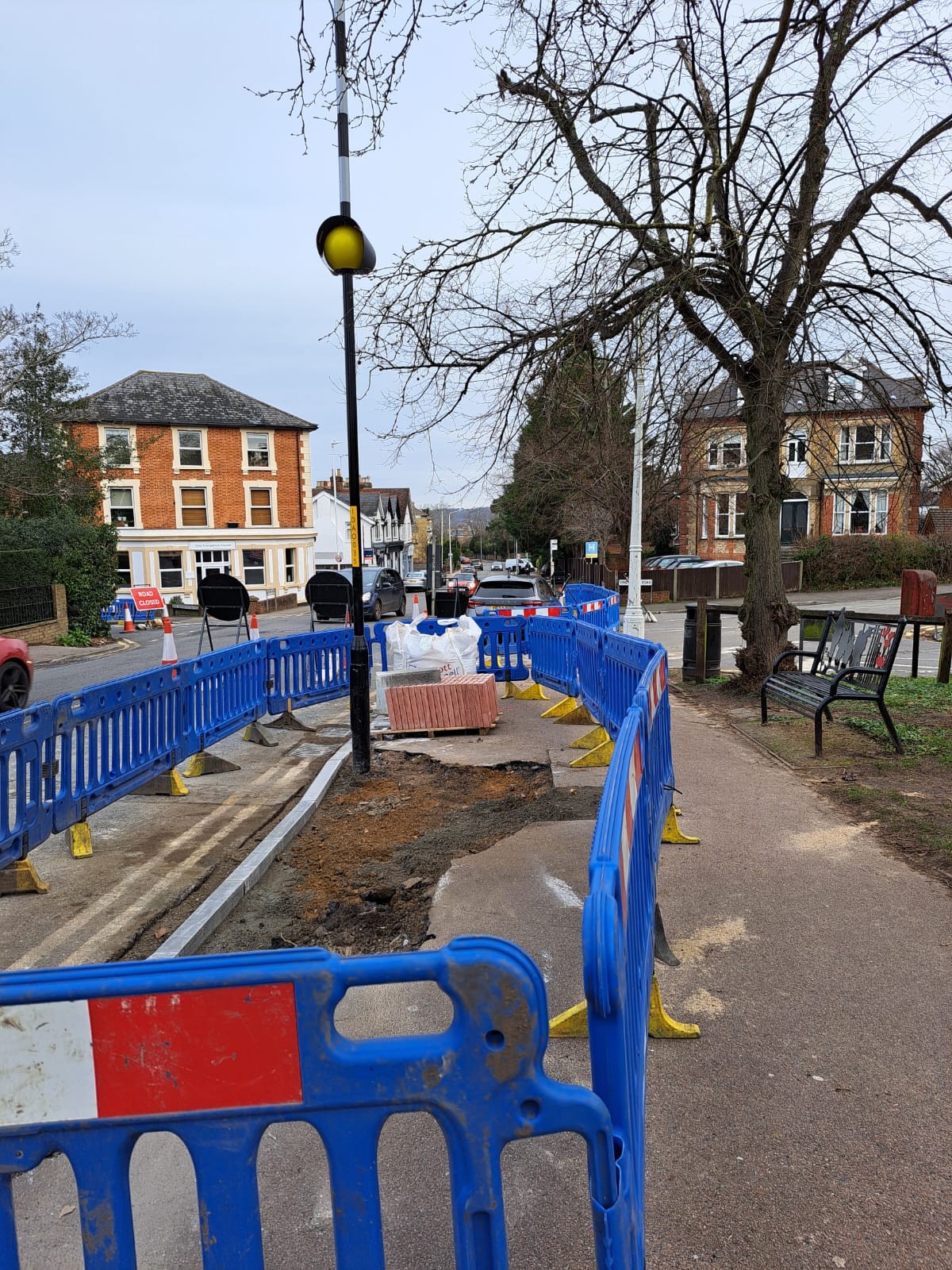 New Dartford Road zebra crossing will soon be completed