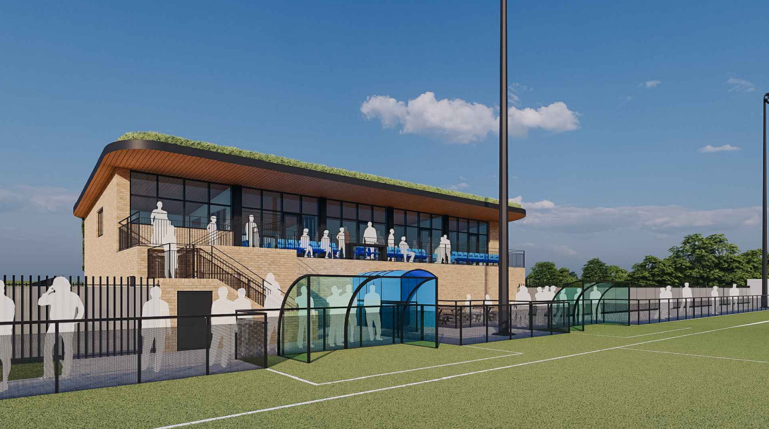 Premier Alarms supports Sevenoaks Town FC and Town Council’s Greatness Pavilion with generous contribution